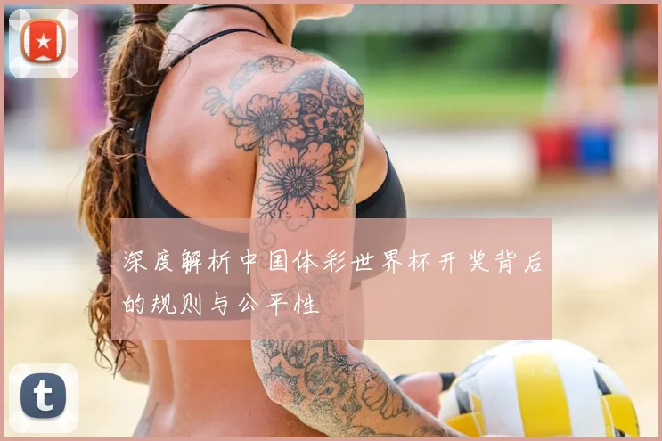 深度解析中国体彩世界杯开奖背后的规则与公平性